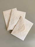 Almond Flower Embossed 5x7 Envelopes