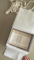 Gold Foil Venue Illustration Cards