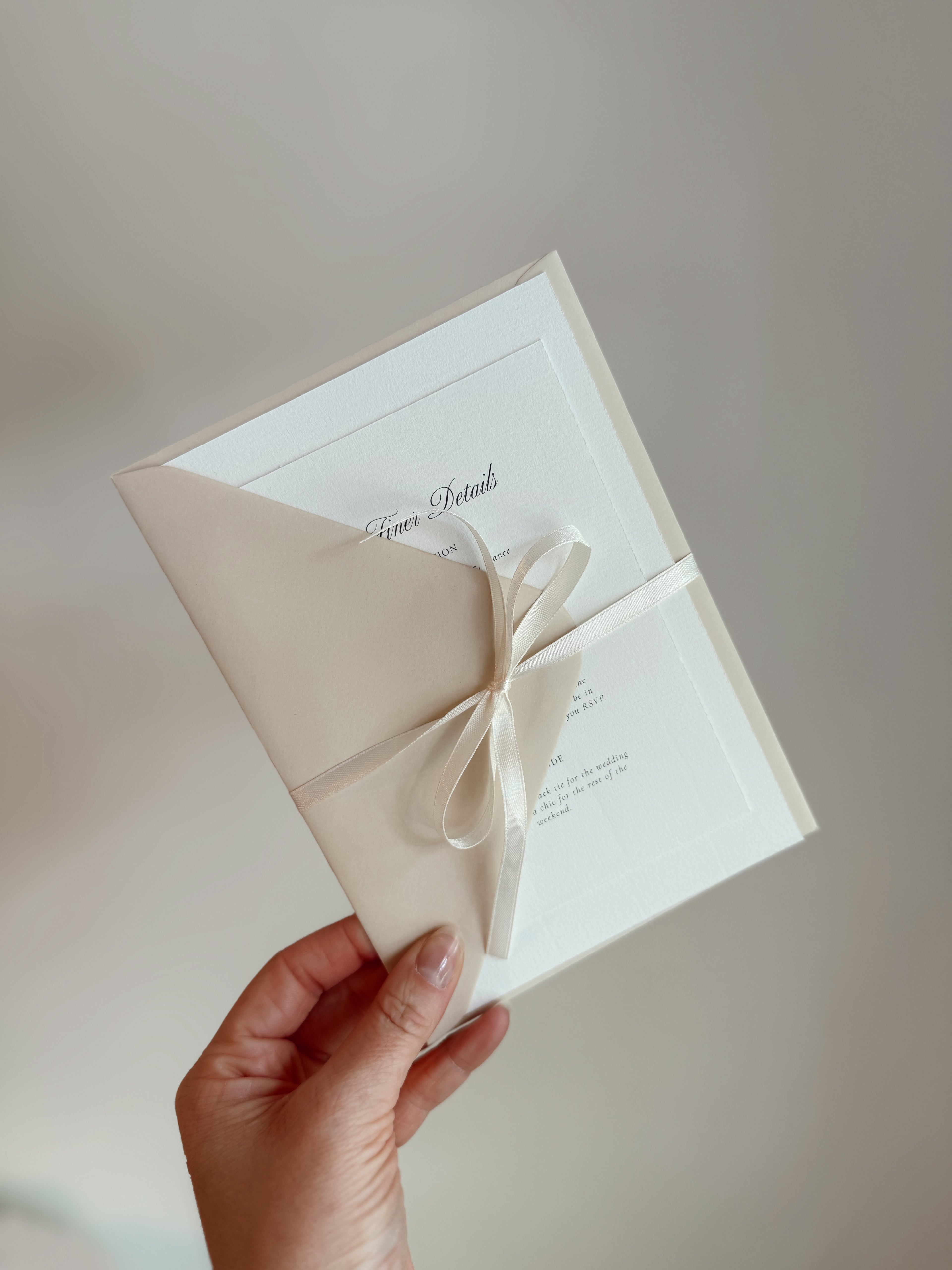 Isabella - 2 Card Invitation Suite