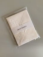 Almond Flower Embossed 5x7 Envelopes