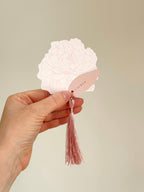 DIY Template - Peony Place Cards with Personalised Leaf