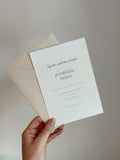 Verona - 5x7 Invitation and Envelope