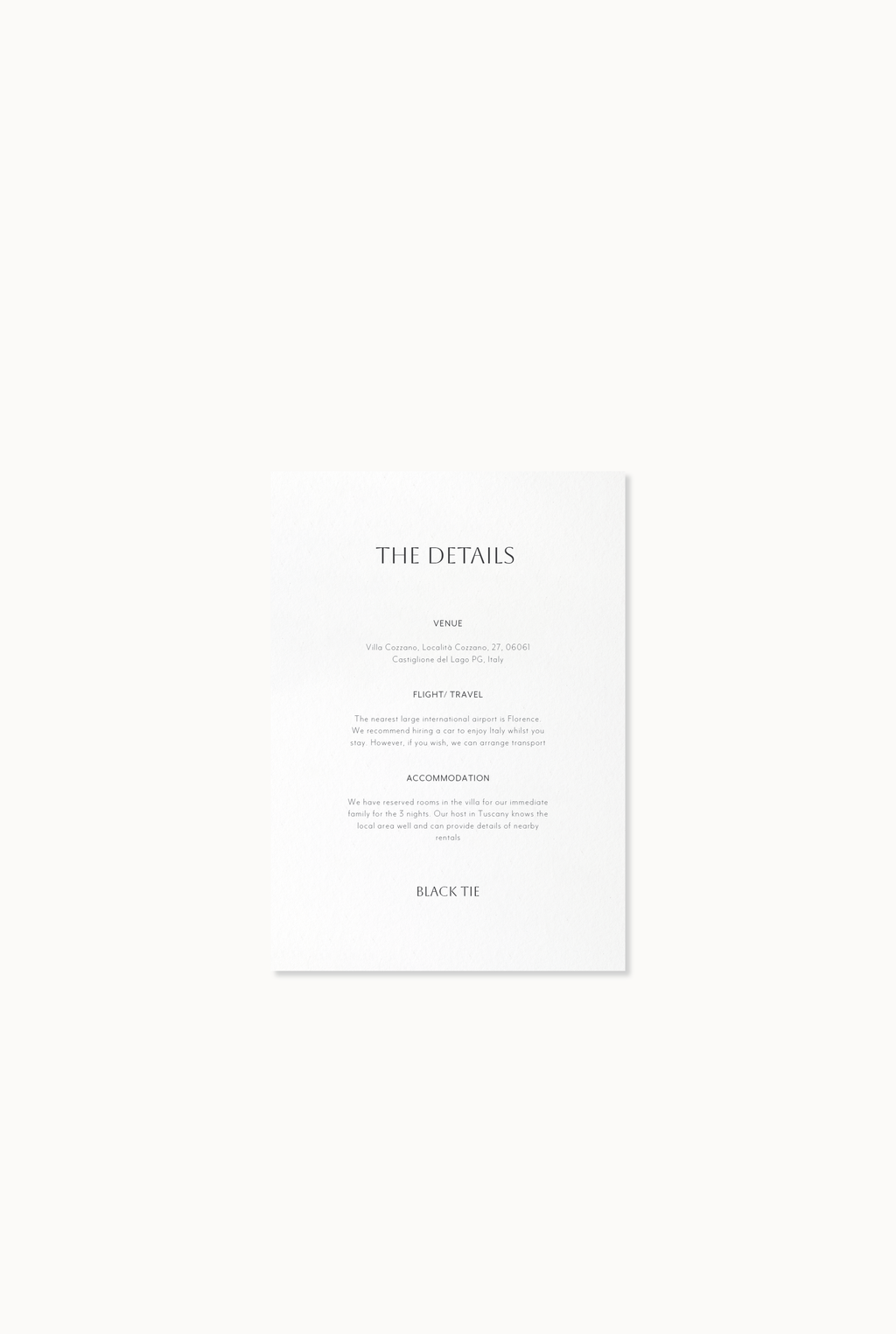 Isabella - 3 Card Invitation Suite