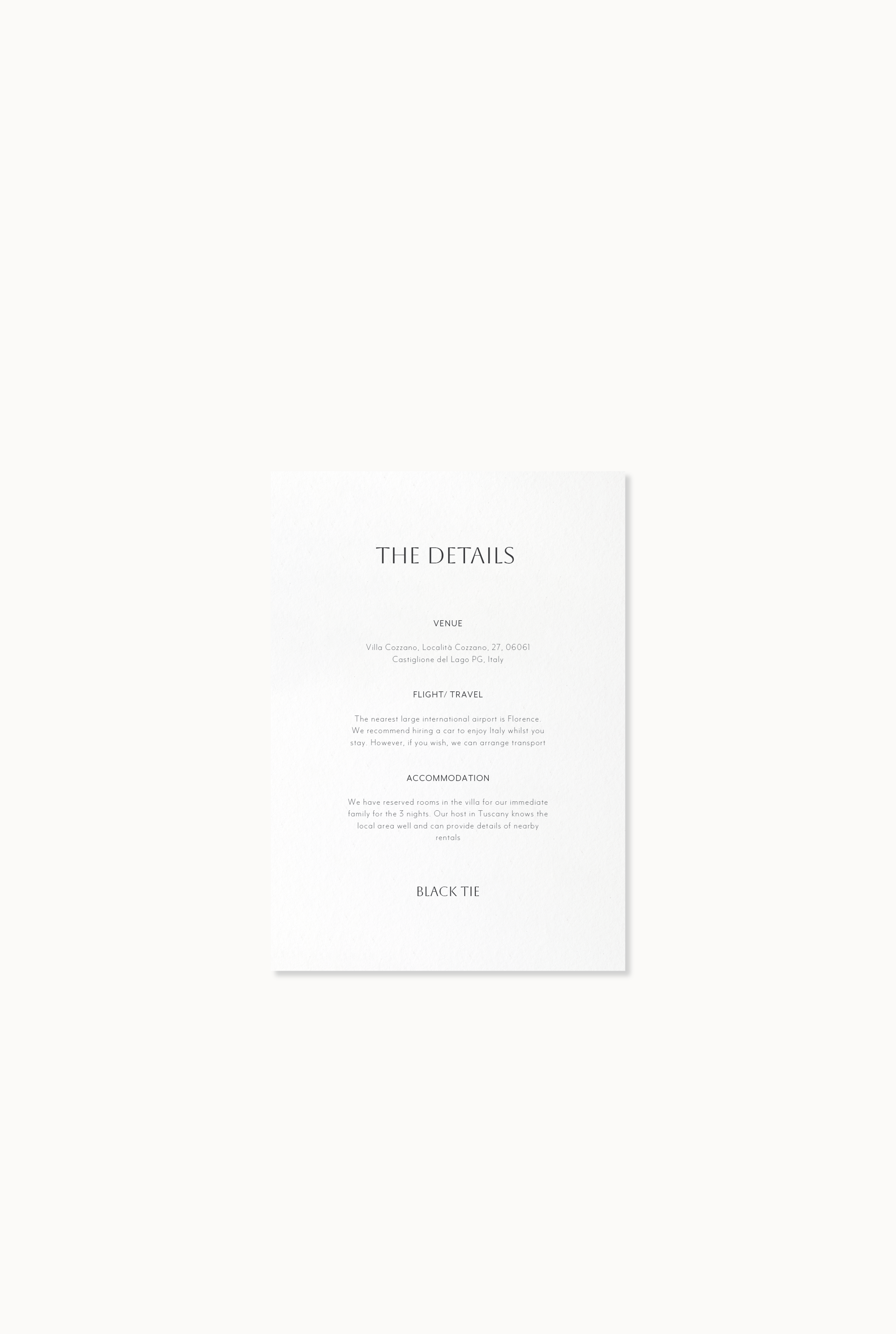 Isabella - 3 Card Invitation Suite