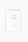Isabella - 5x7 Invitation and Envelope