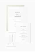 Isabella - 3 Card Invitation Suite