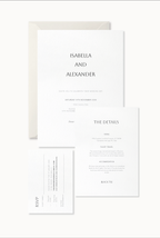 Isabella - 3 Card Invitation Suite