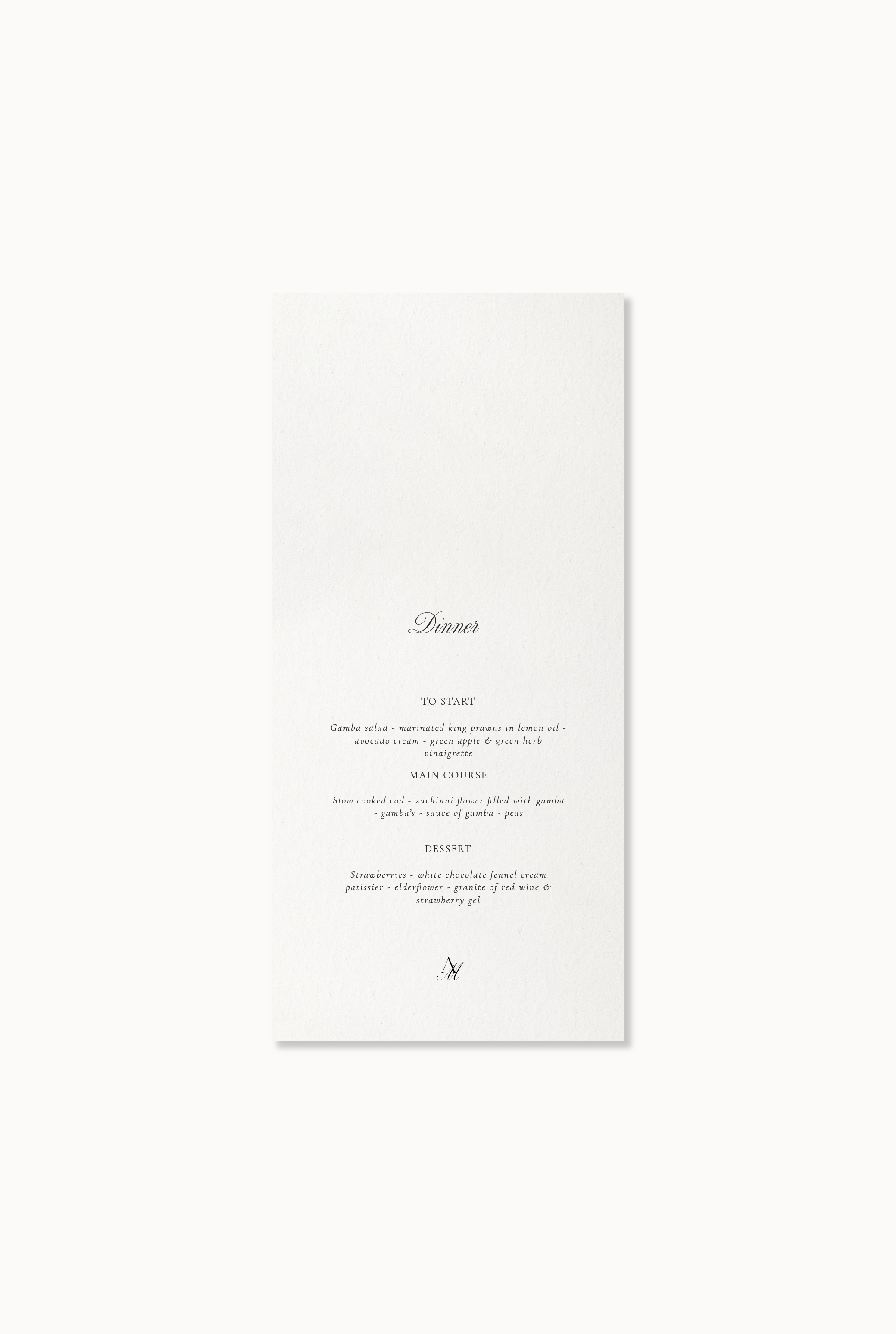 Verona - Menu