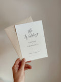 Sofia - 5x7 Invitation and Envelope
